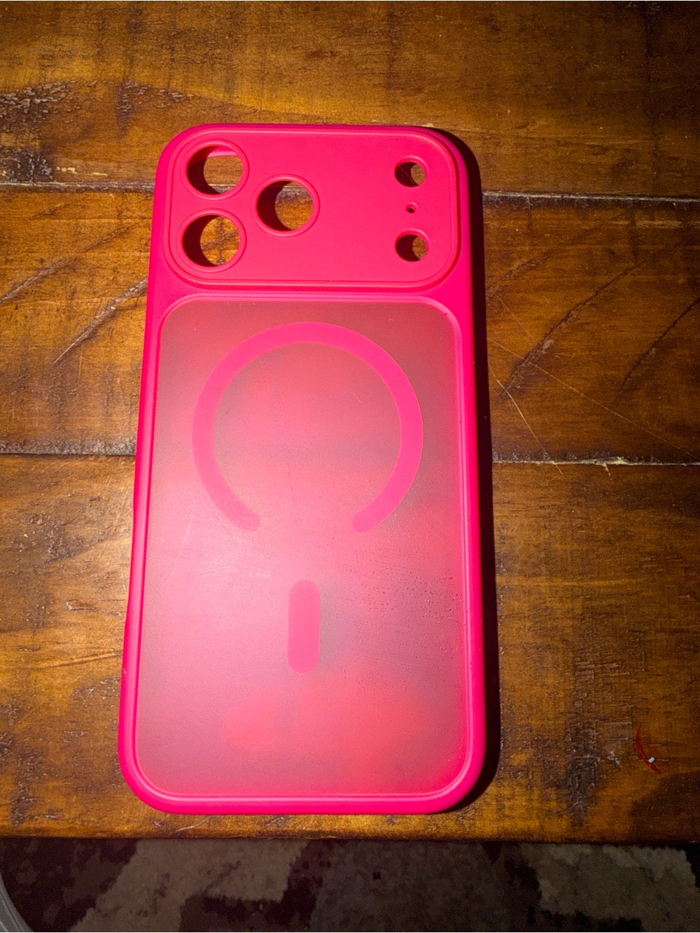 Pink MagSafe-Compatible Protective Phone Case - Picture 2 of 2